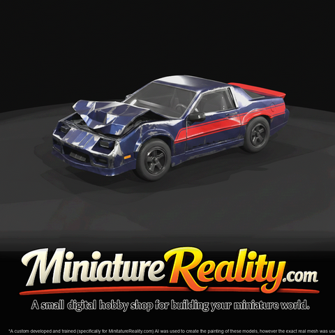 80s Wrecked Chevy Camero (estimated)