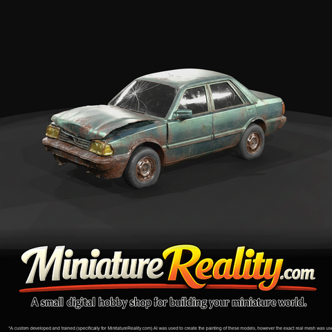 80s wrecked Subaru GL (estimated)
