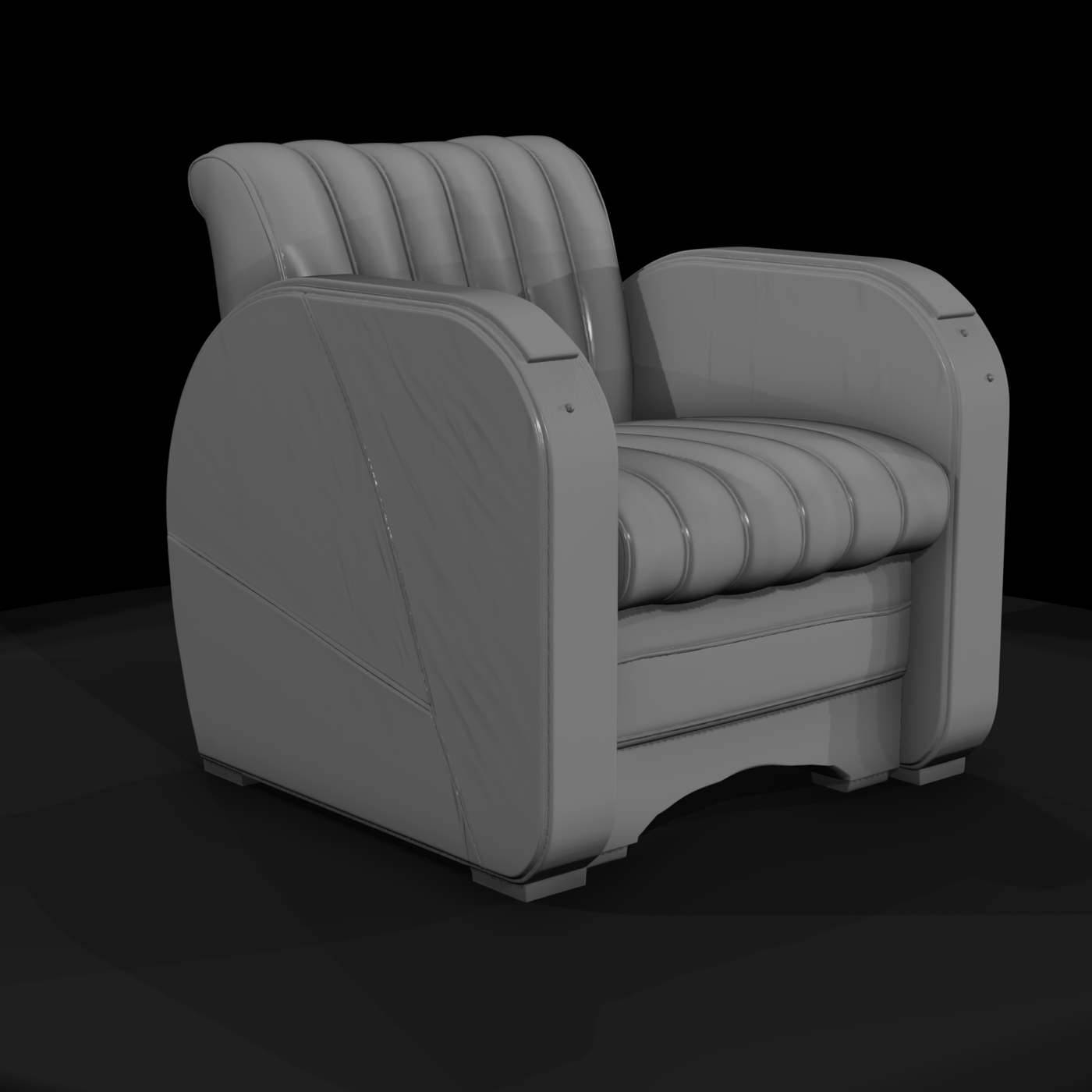 Art Deco Club Armchair