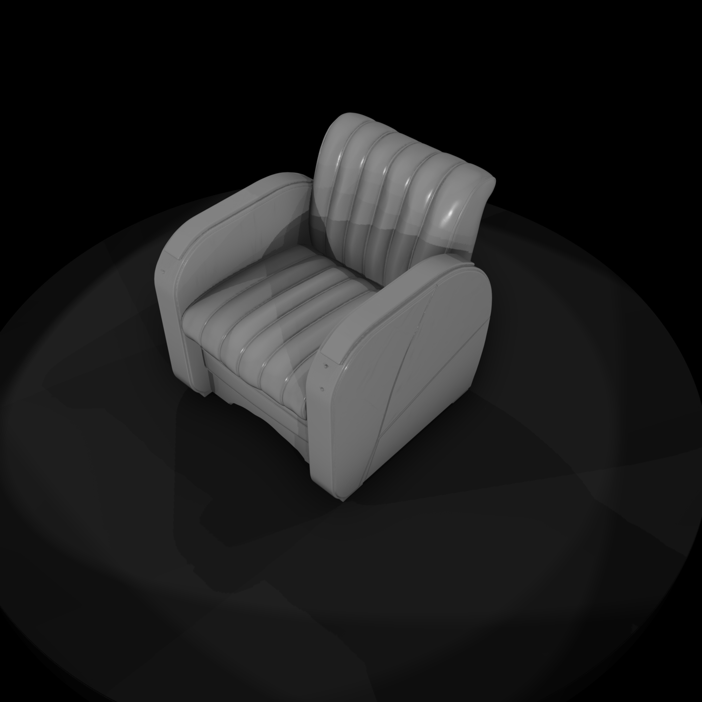 Art Deco Club Armchair