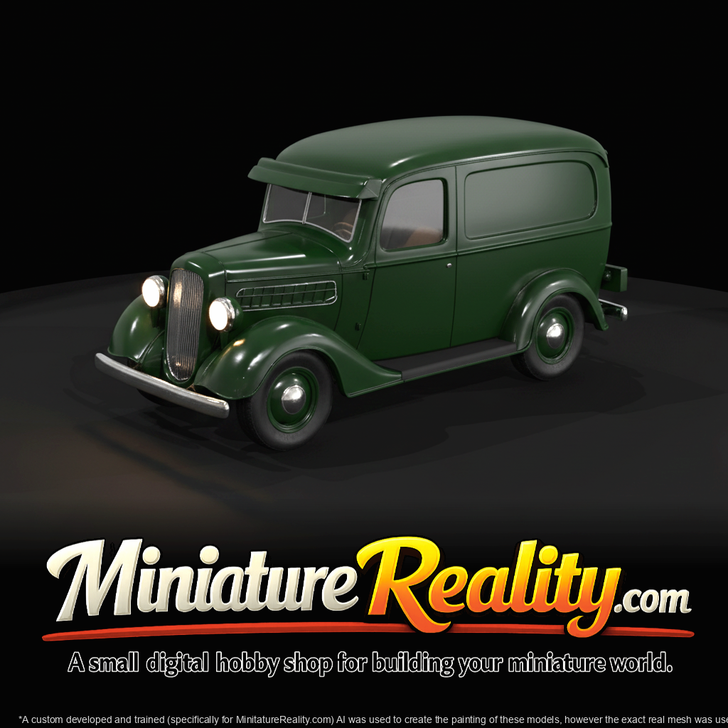 Panel Van Vintage Automobile (1930s)