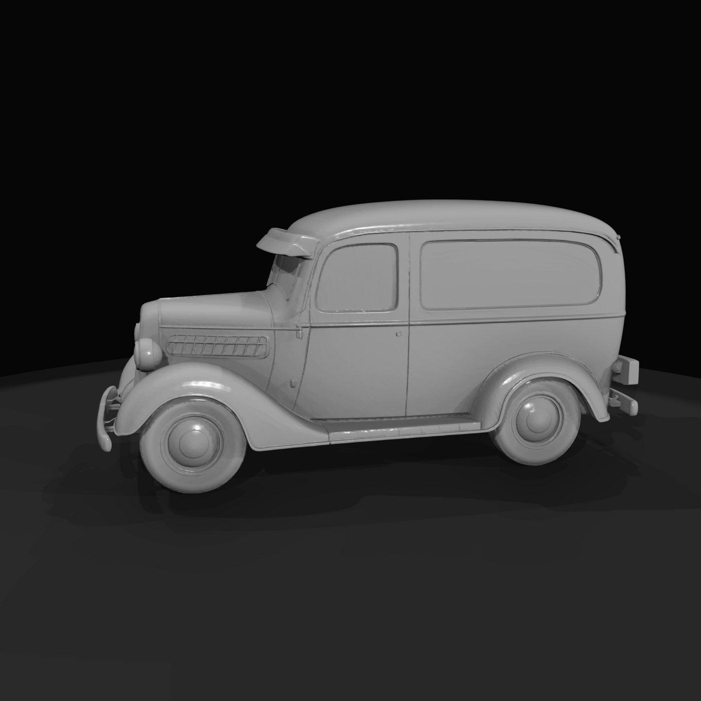 Panel Van Vintage Automobile (1930s)