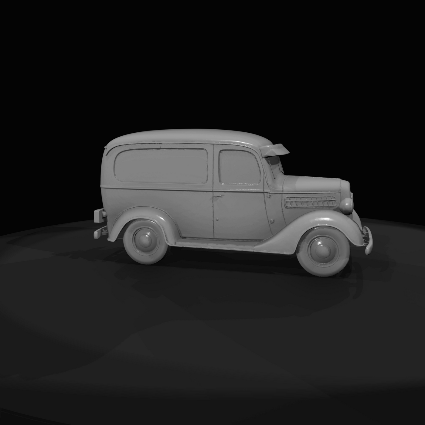 Panel Van Vintage Automobile (1930s)