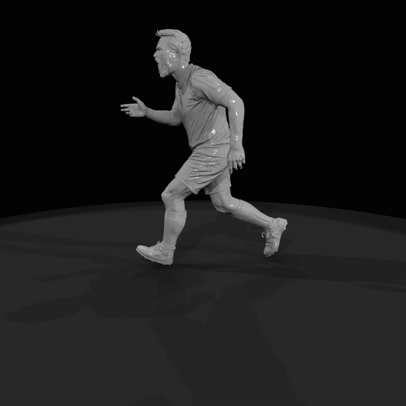 Adult Soccer Player Figure (estimated) — Captain