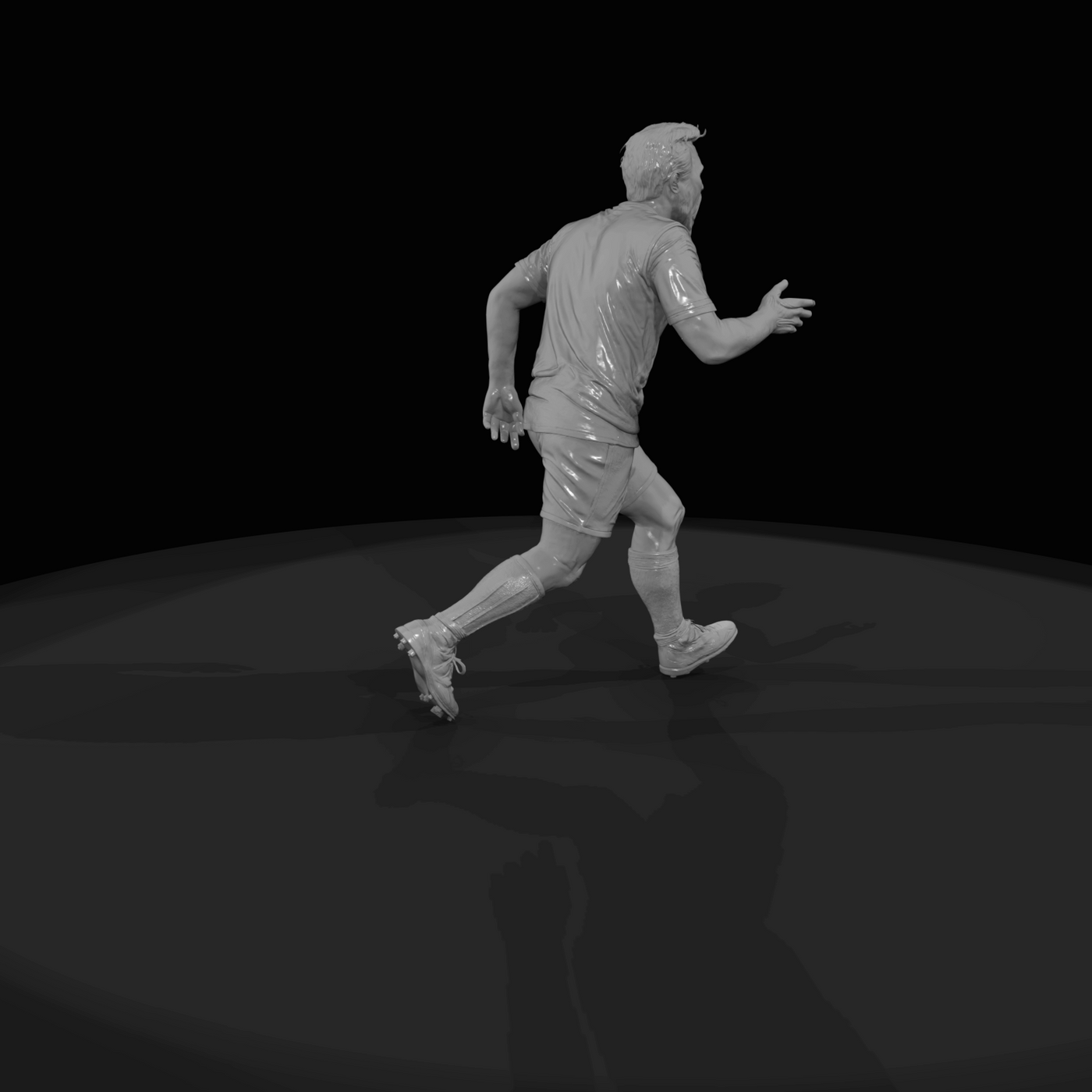 Adult Soccer Player Figure (estimated) — Captain