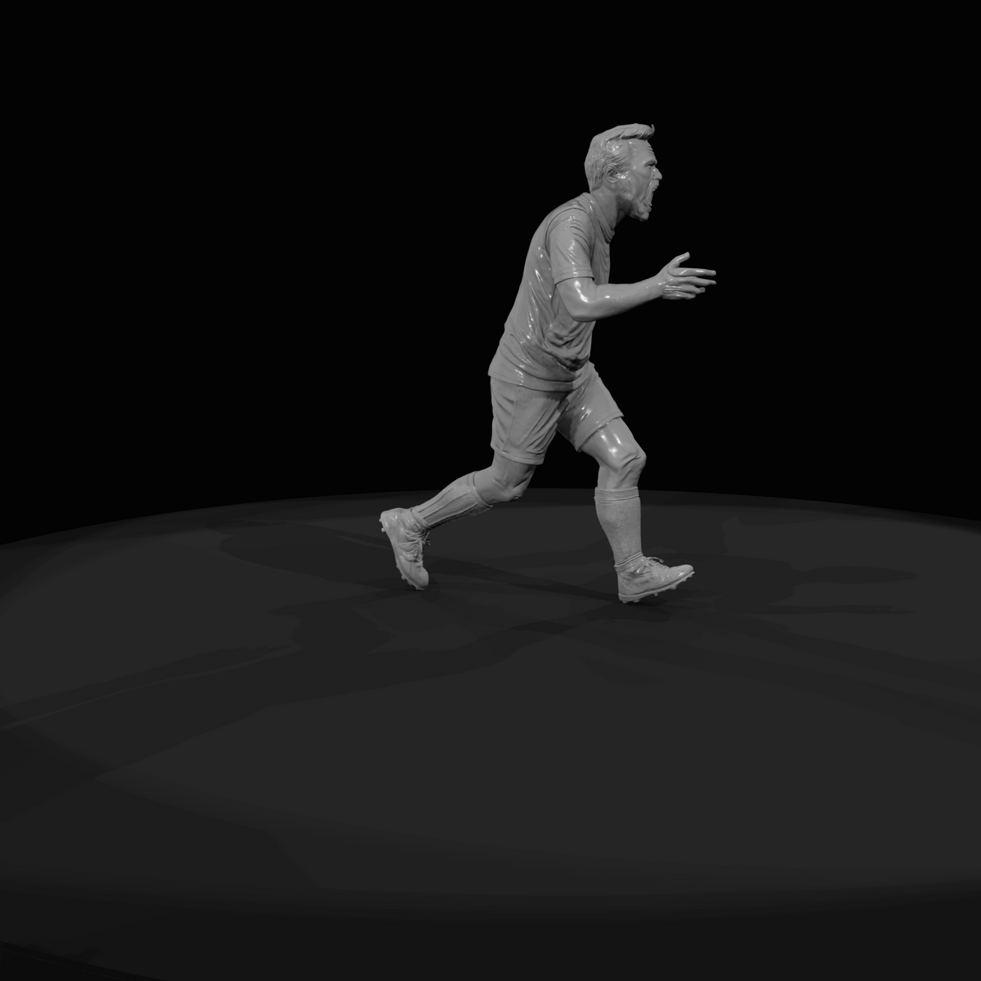 Adult Soccer Player Figure (estimated) — Captain