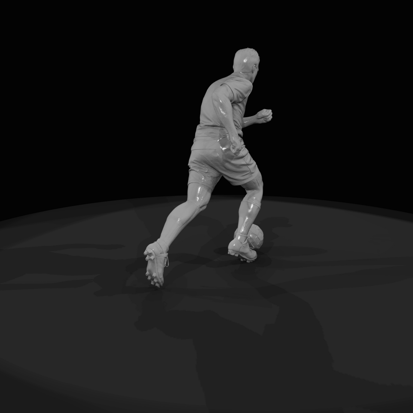 Adult Soccer Player Figure (estimated) — Forward