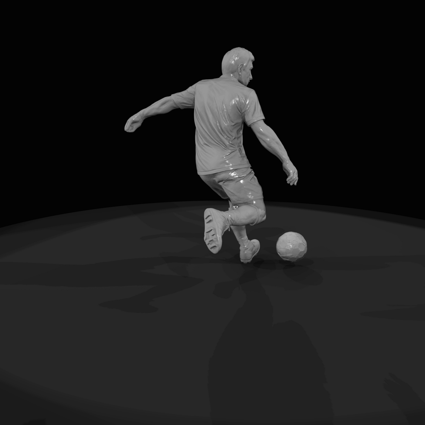 Adult Soccer Player Figure (estimated) — Midfielder