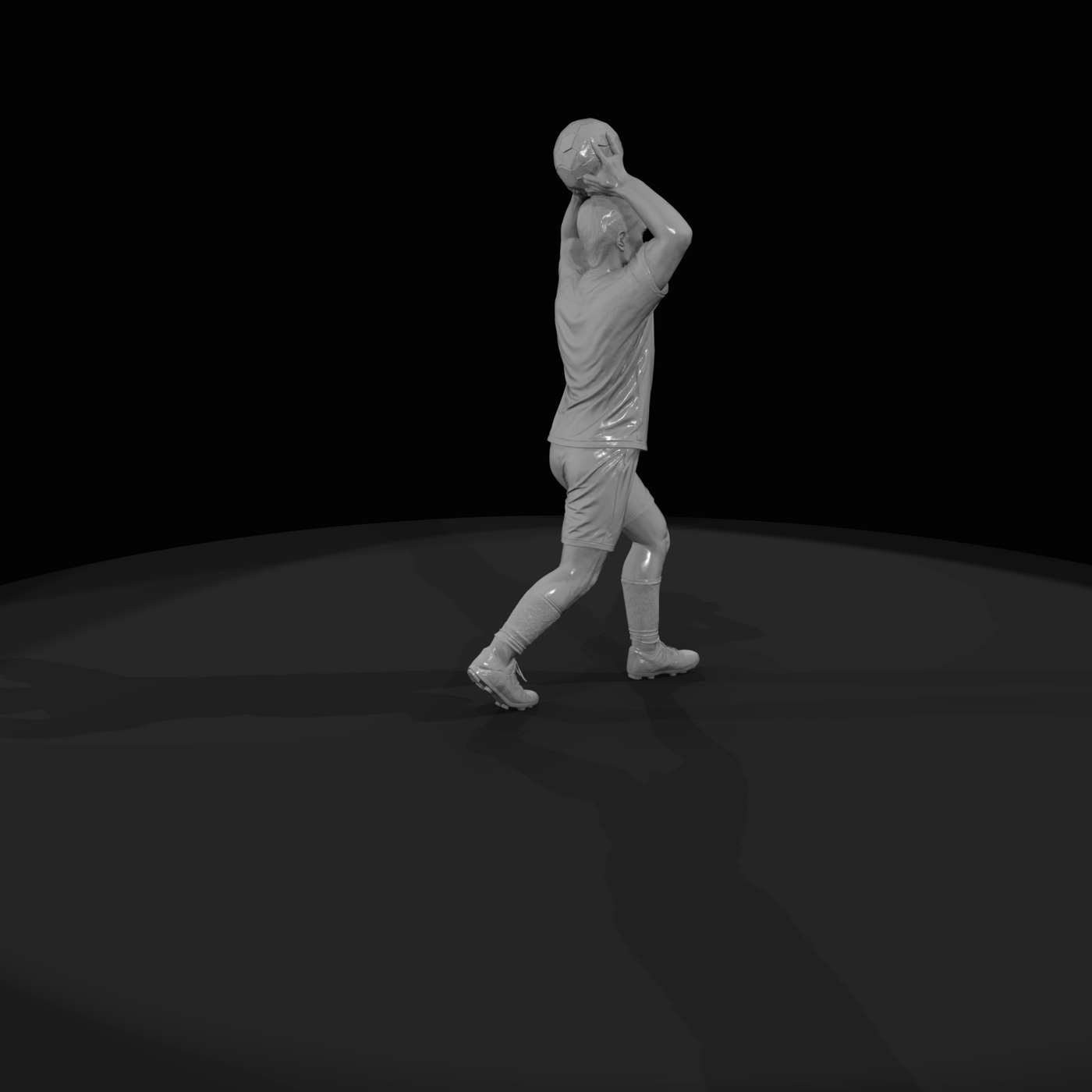 Adult Soccer Player Figure (estimated) — Player
