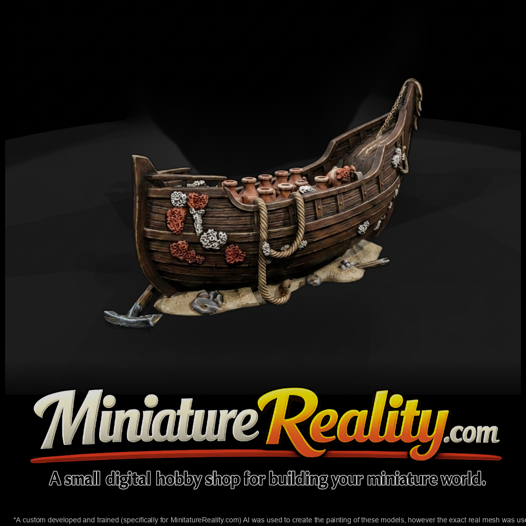 Ancient Amphora Cargo for Shipwreck
