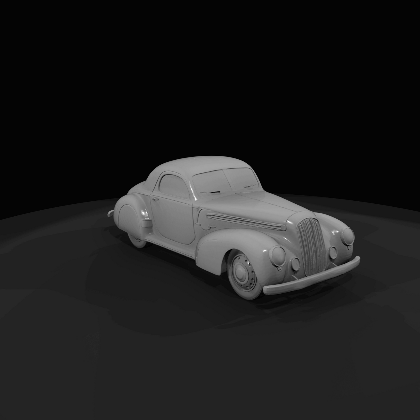Approx. 1940s European-style streamlined coupe (touring/sports) (1940s)