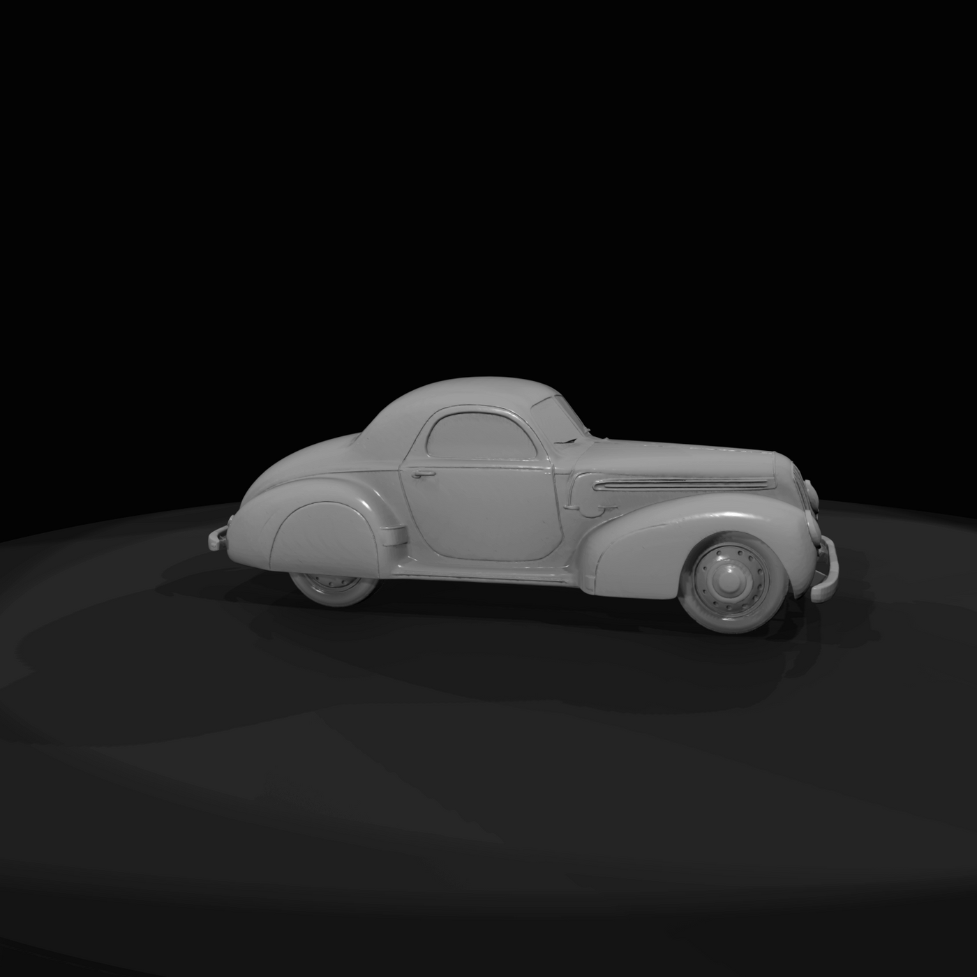 Approx. 1940s European-style streamlined coupe (touring/sports) (1940s)