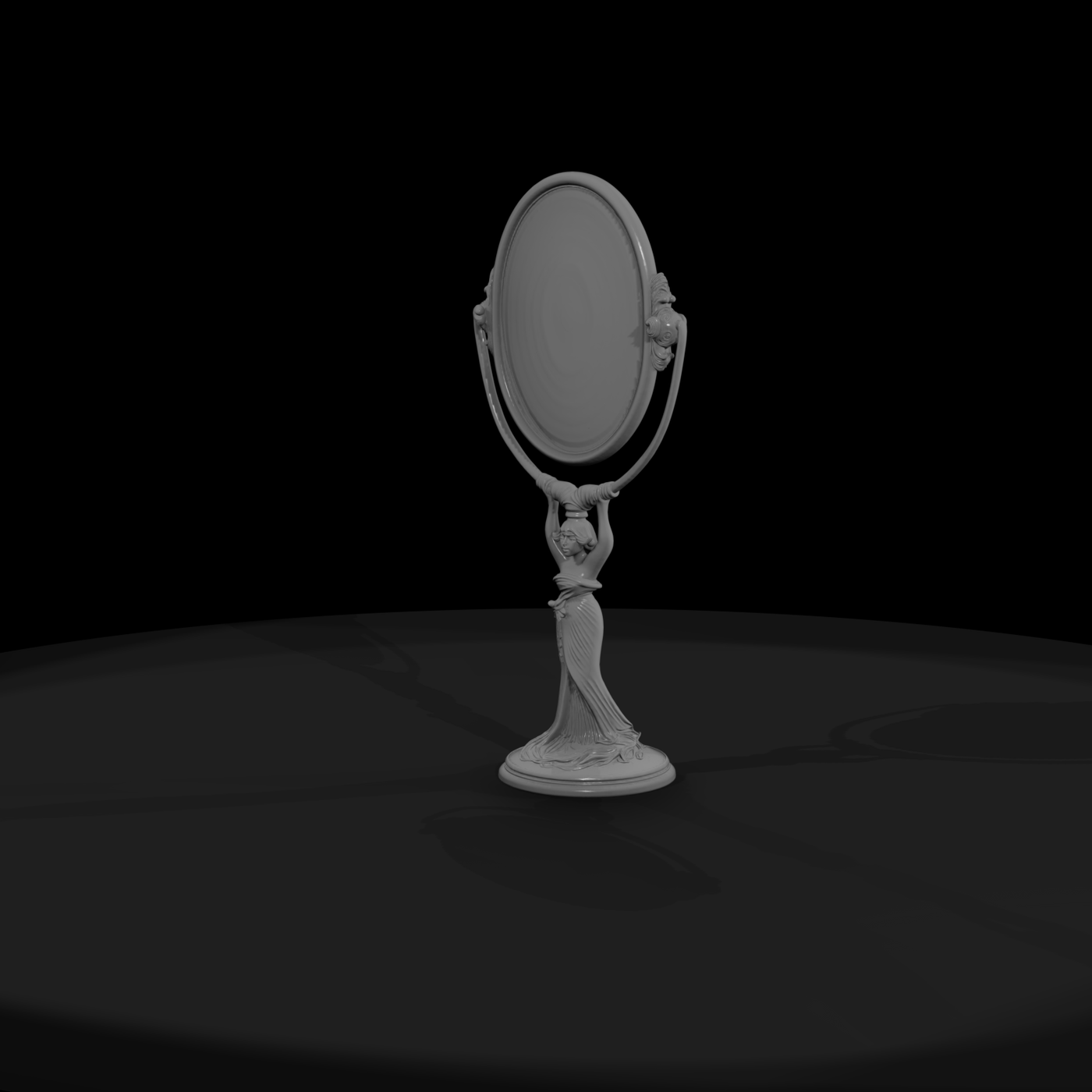Art Nouveau Vanity Mirror