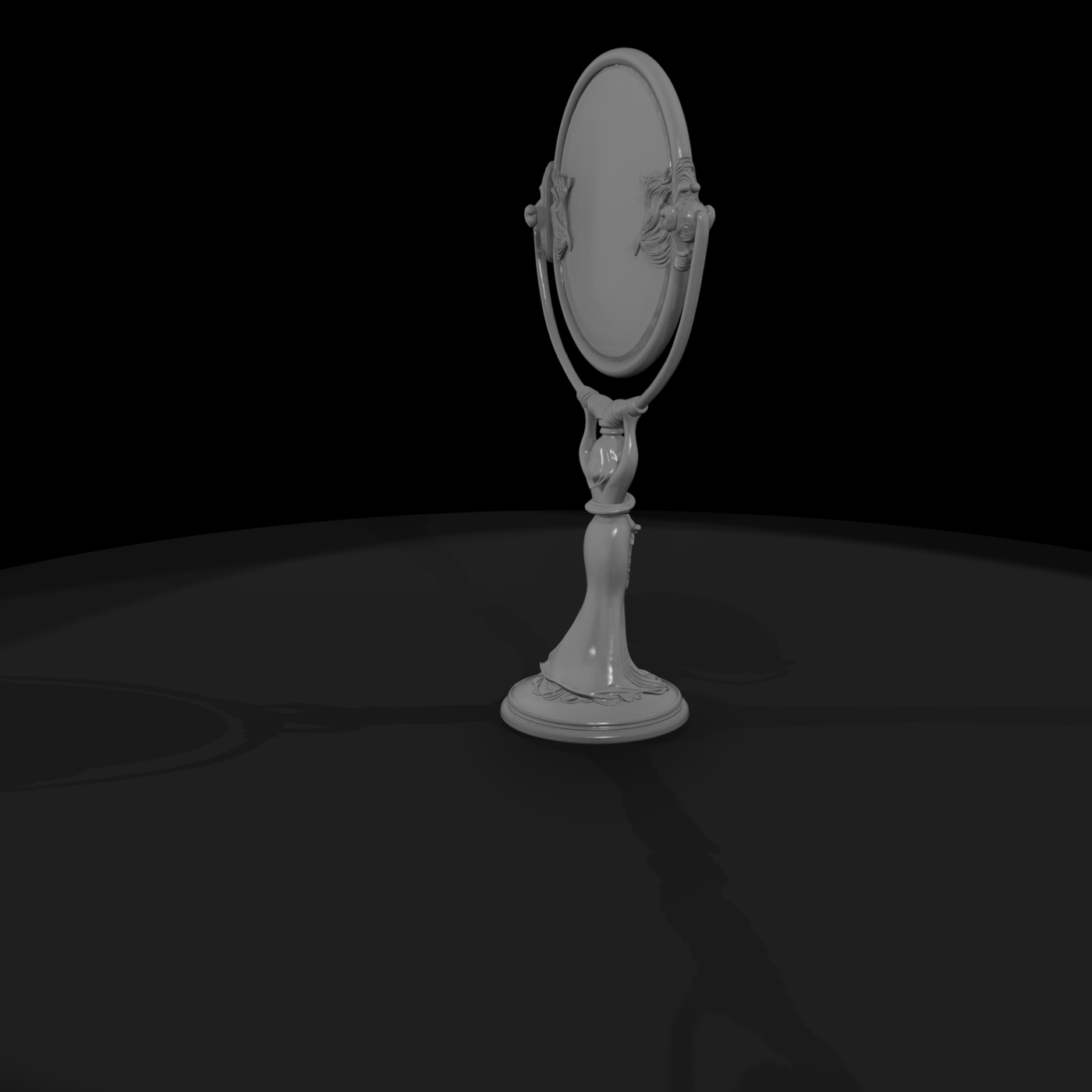 Art Nouveau Vanity Mirror
