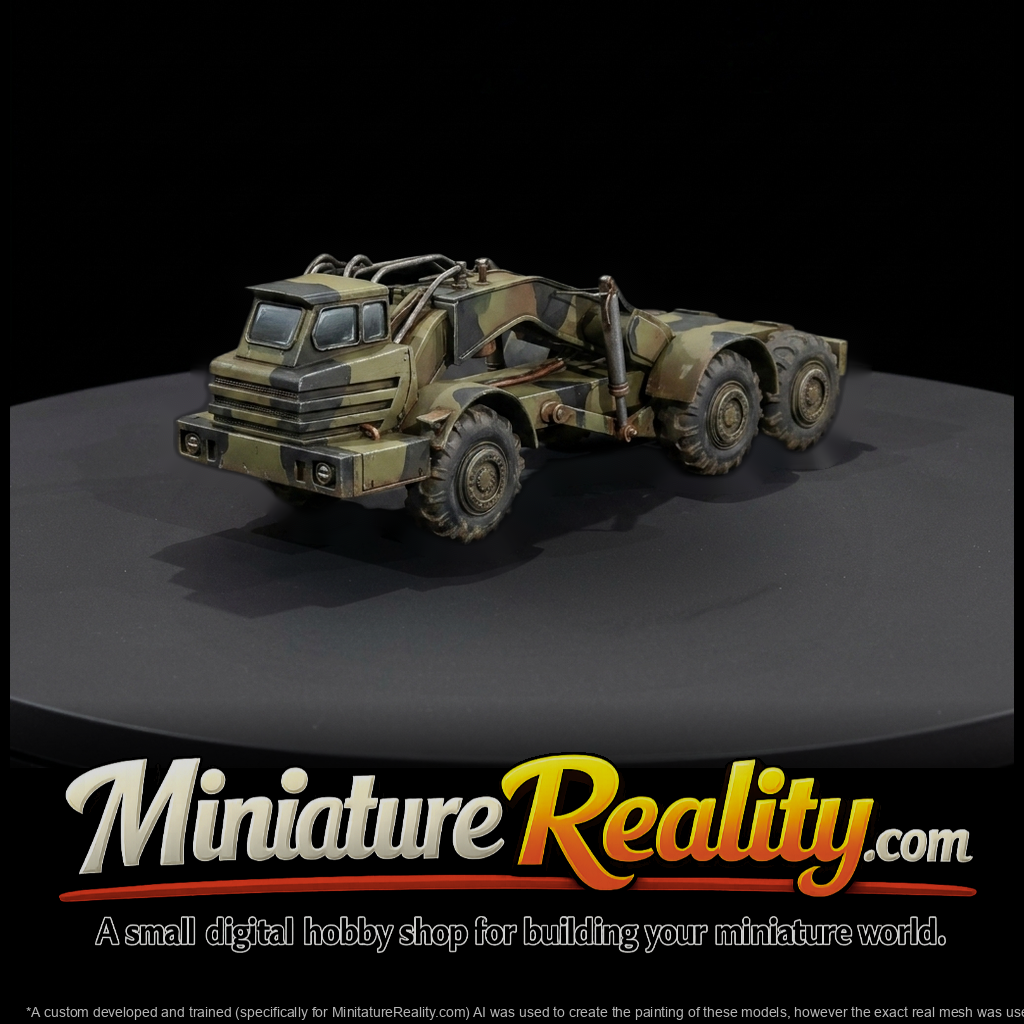 Articulated Heavy Military Truck