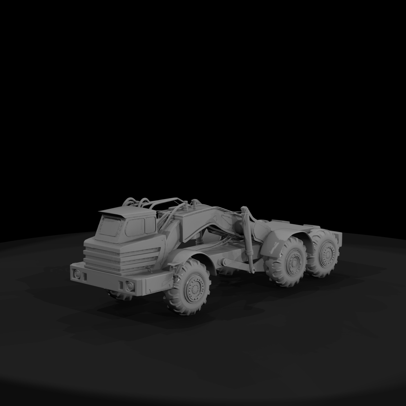 Articulated Military Heavy Truck for Dioramas HO 1:87