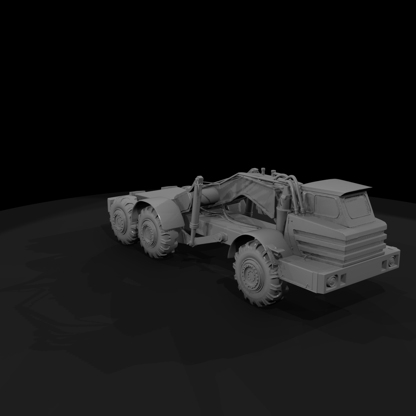 Articulated Military Heavy Truck for Dioramas HO 1:87