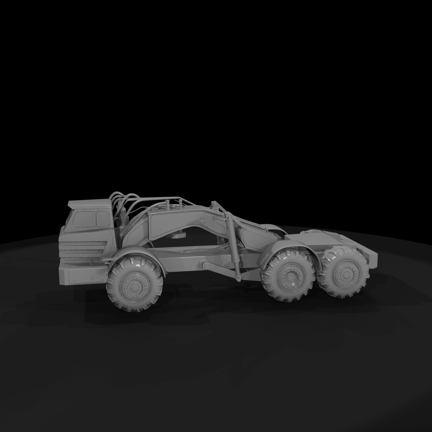 Articulated Military Heavy Truck for Dioramas HO 1:87