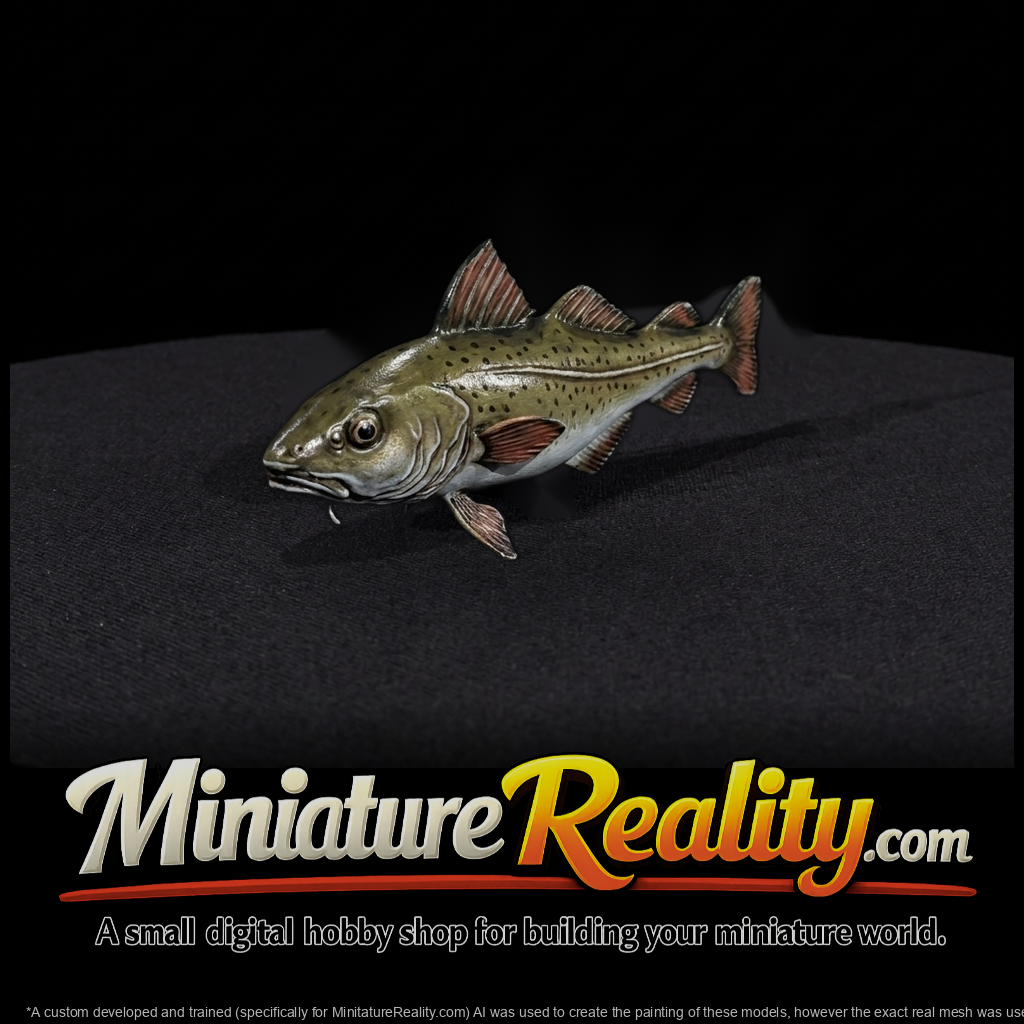 Atlantic cod fish base