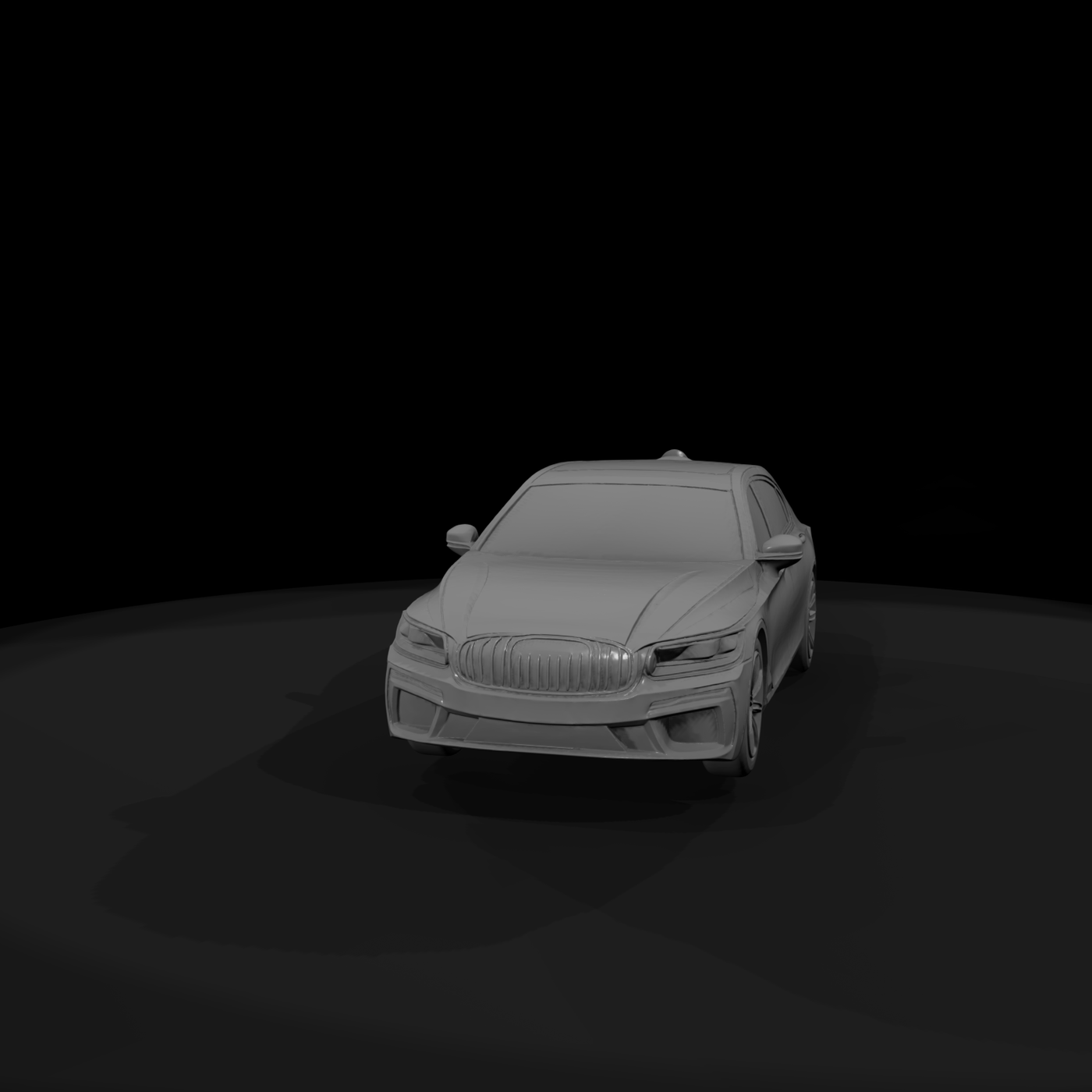 BMW 7 Series Sedan for Dioramas