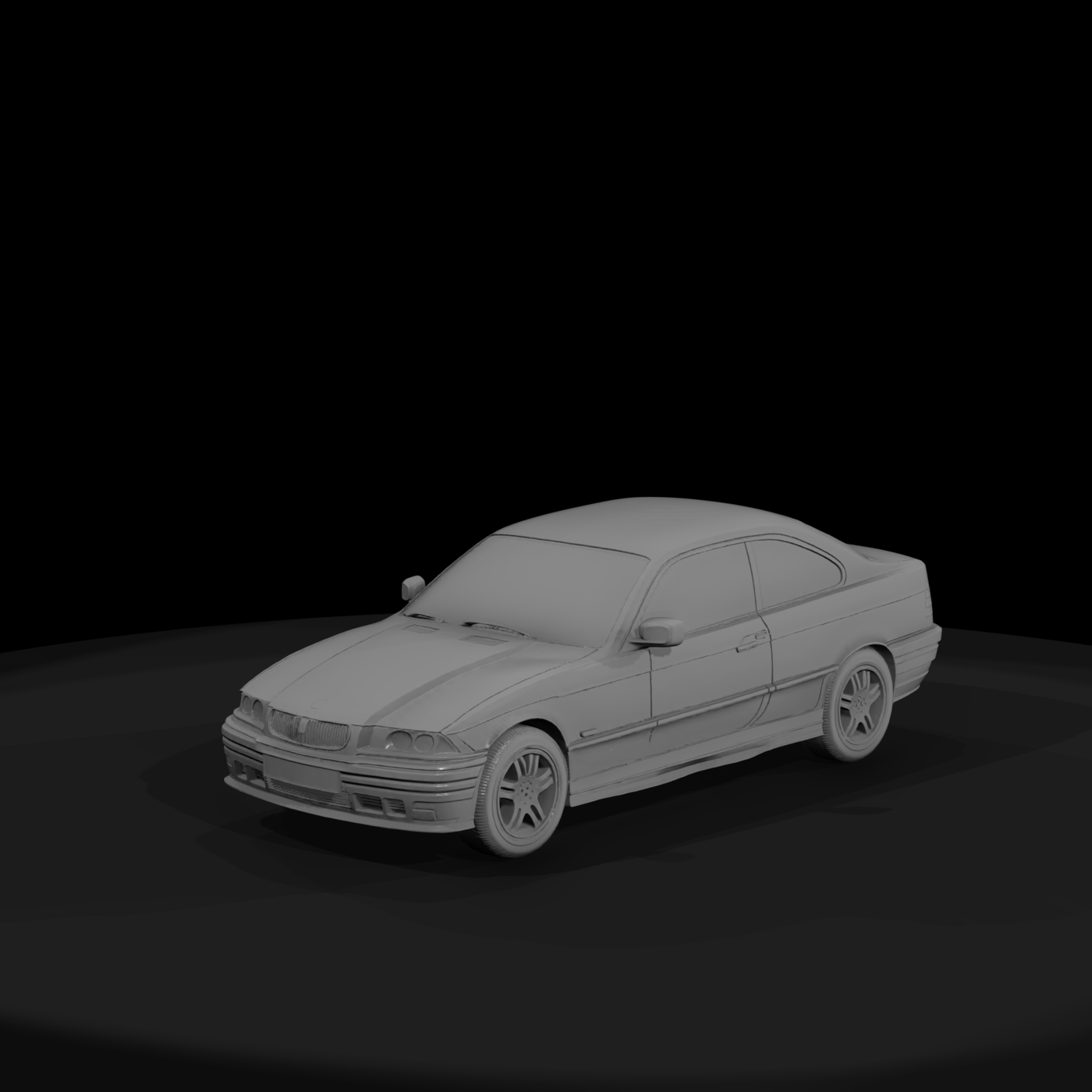 BMW E36 sedan for dioramas & layouts