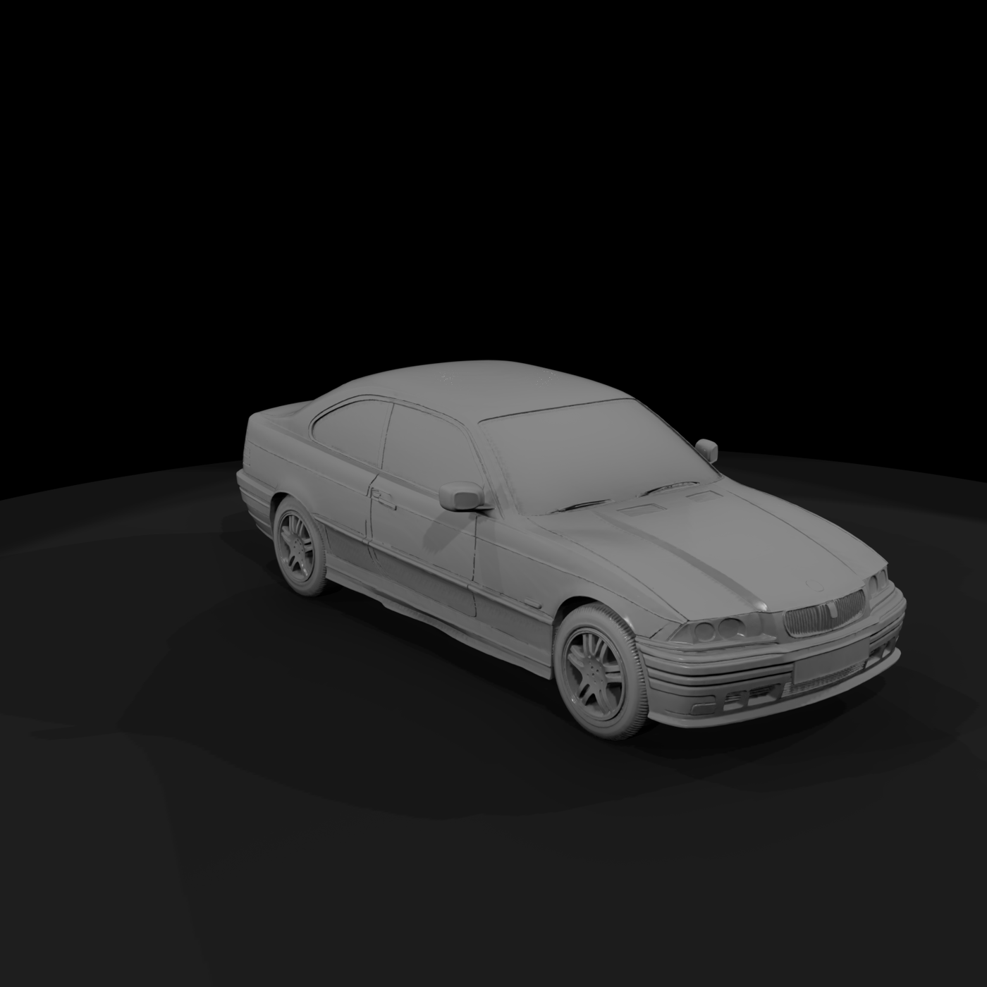 BMW E36 sedan for dioramas & layouts