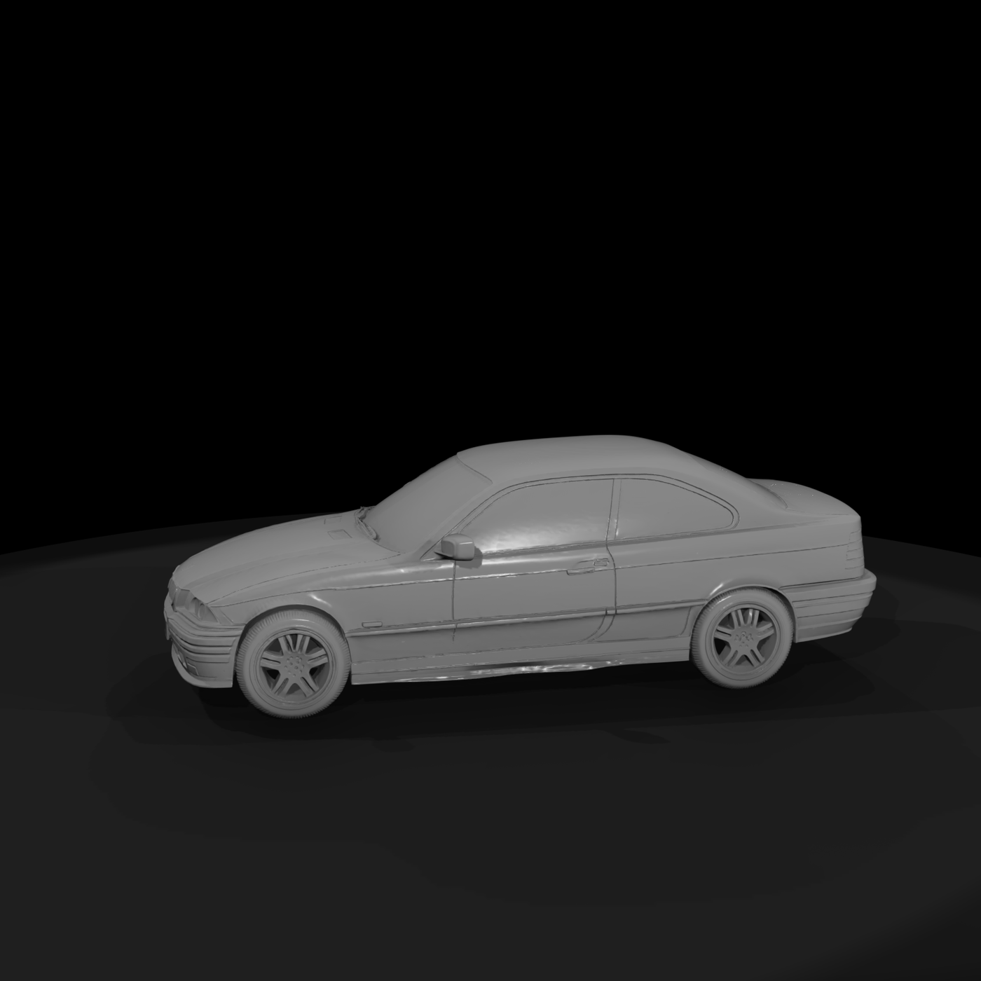 BMW E36 sedan for dioramas & layouts
