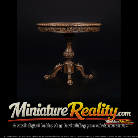 Baroque Carved Side Table