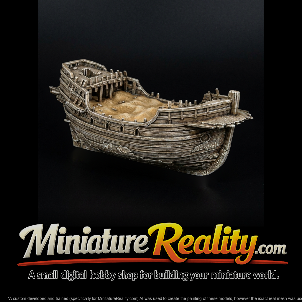Beached Galleon Shipwreck — Scenery