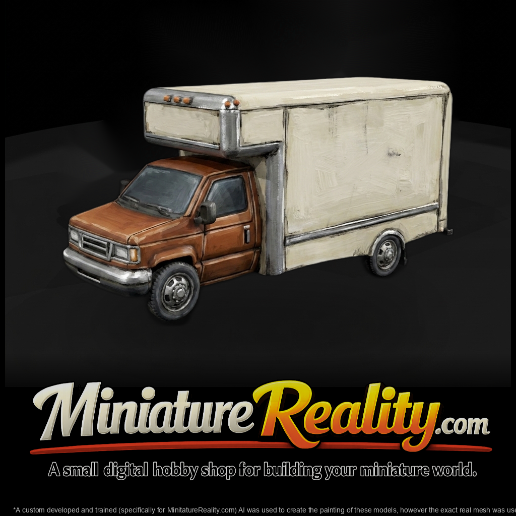 Box Cargo Truck — Dioramas & Railroads