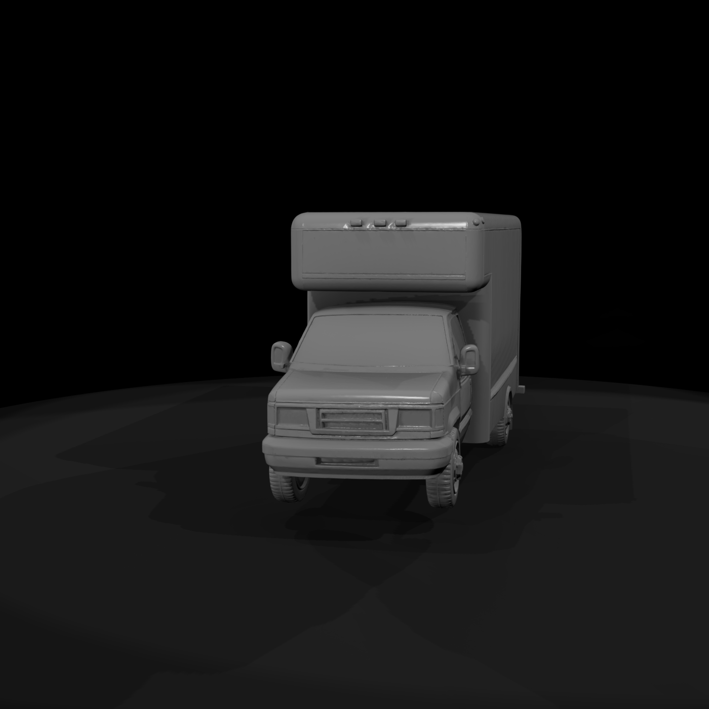 Box Cargo Truck — Dioramas & Railroads
