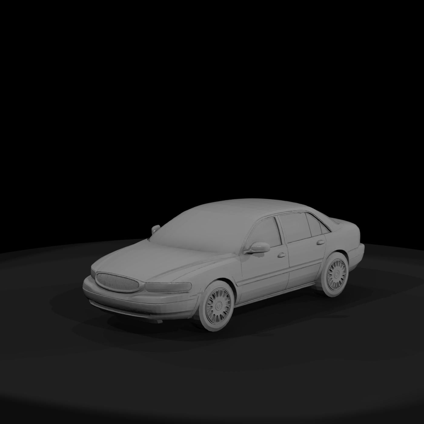 Buick Regal–style Sedan for HO Dioramas 1:87