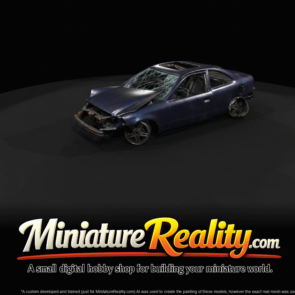 Burnt Car 3D model