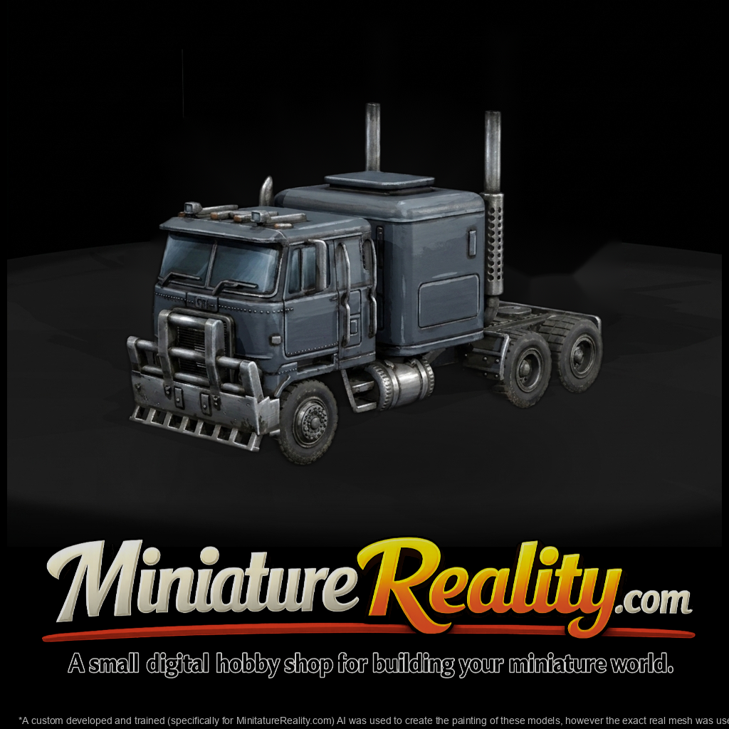 Cabover Semi Truck and Railway Layouts