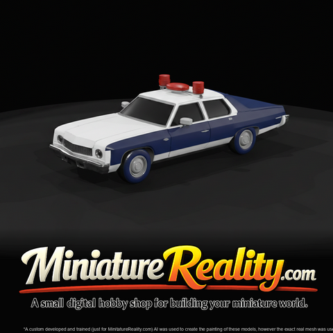 Chevrolet Impala Mk5 Sedan Police - 1972