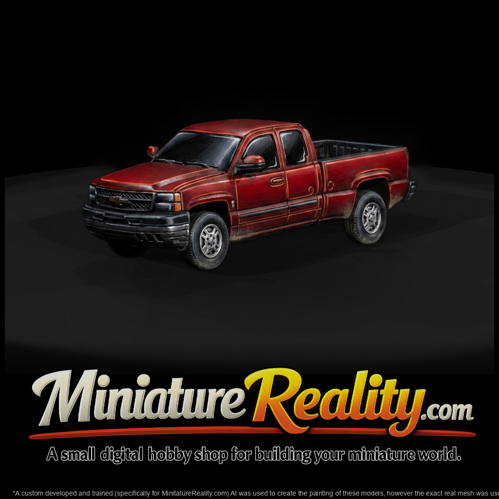 Chevrolet Silverado-style pickup