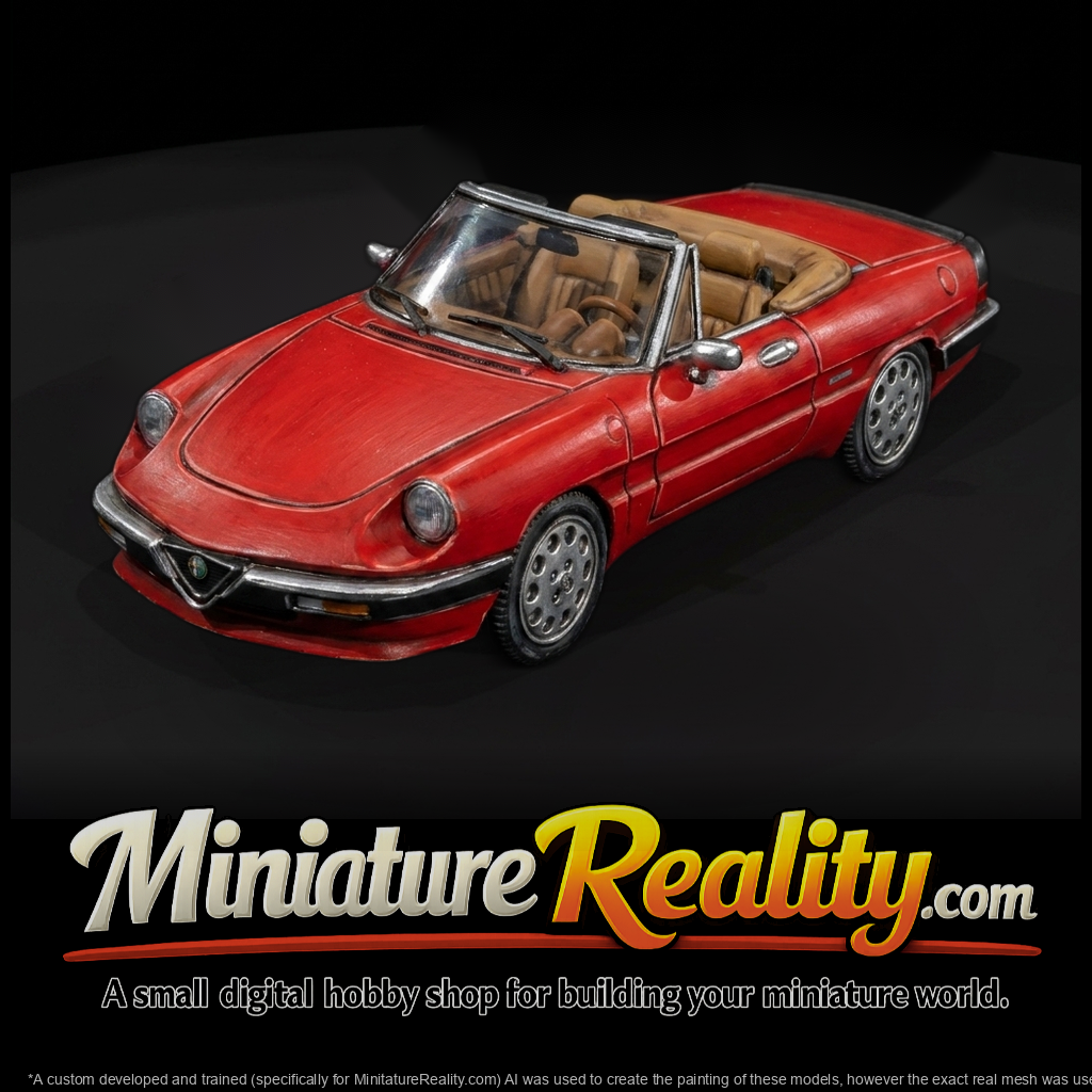 Classic Alfa Romeo Convertible for Railways