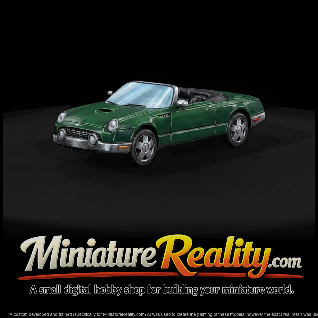 Classic Convertible Roadster for Diorama