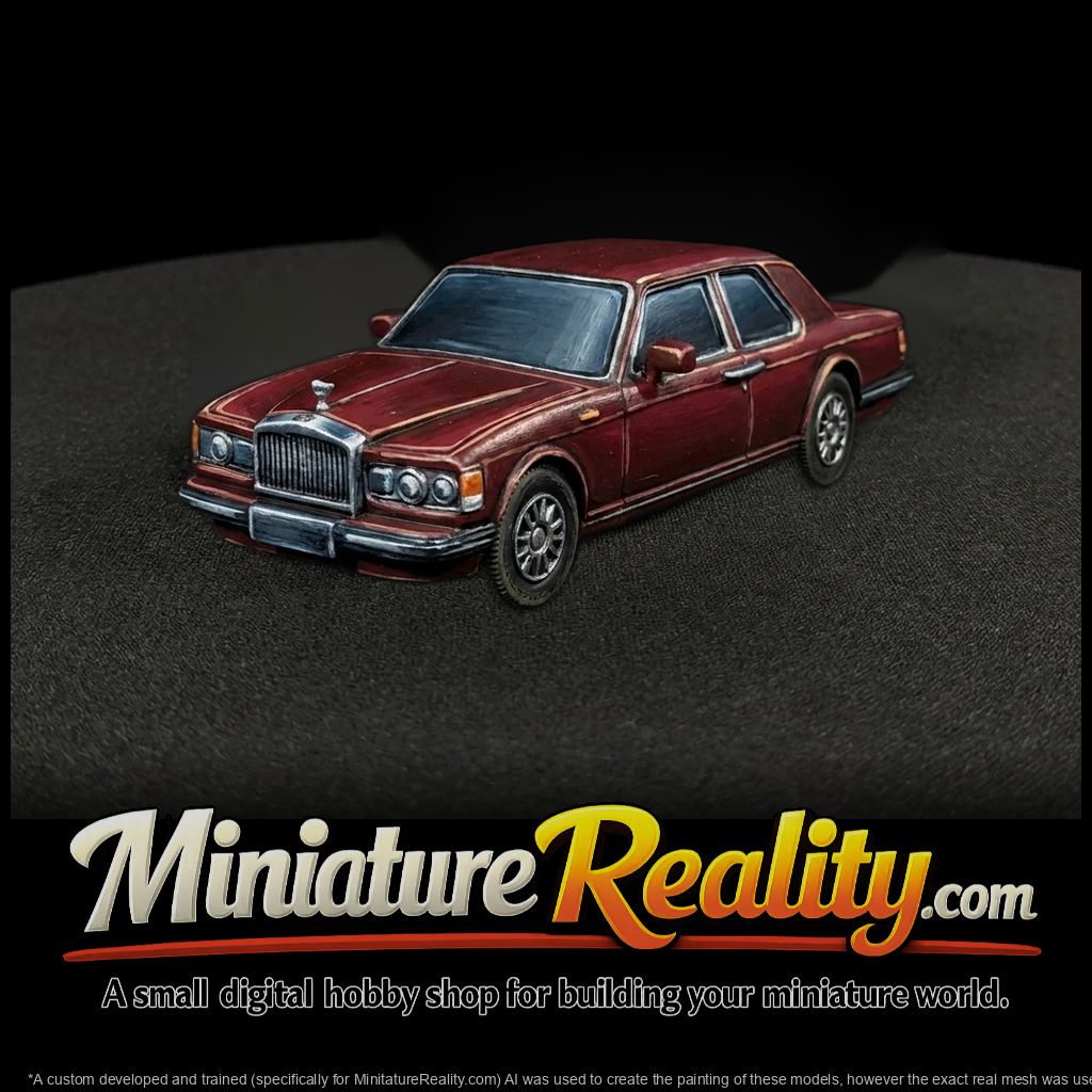 Classic Luxury Saloon — Diorama Car
