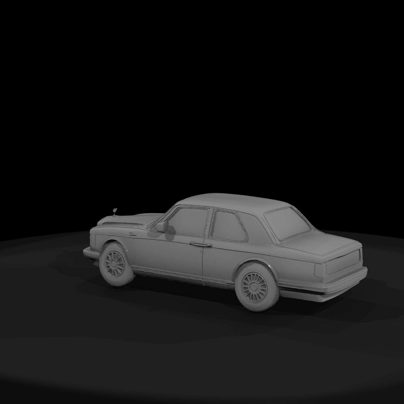 Classic Luxury Saloon — Diorama Car