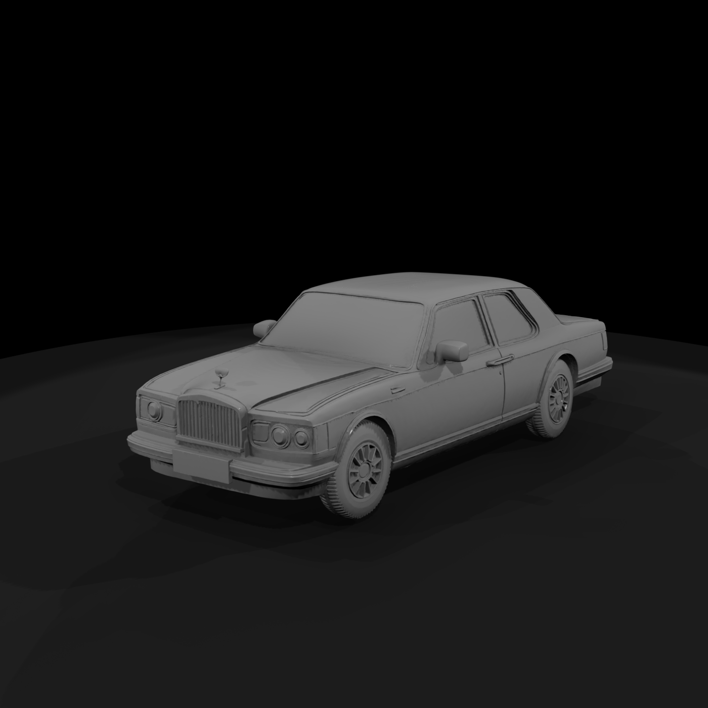 Classic Luxury Saloon — Diorama Car