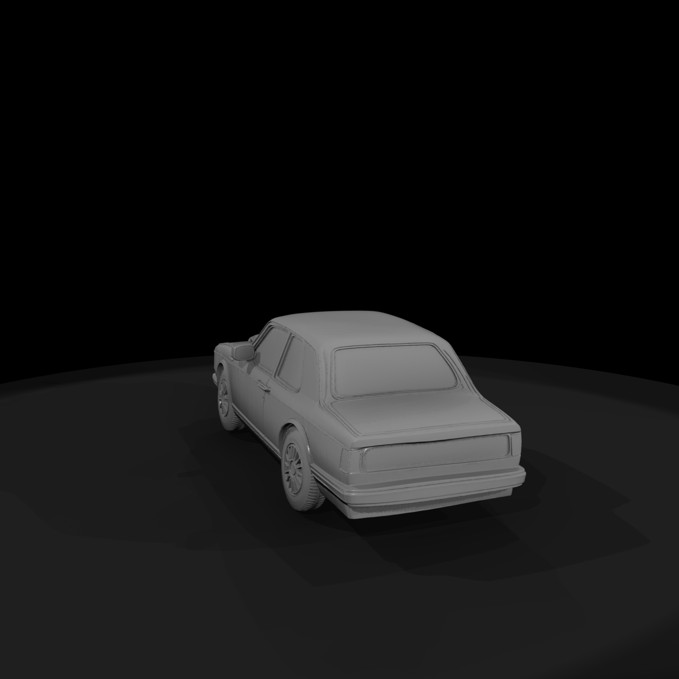 Classic Luxury Saloon — Diorama Car