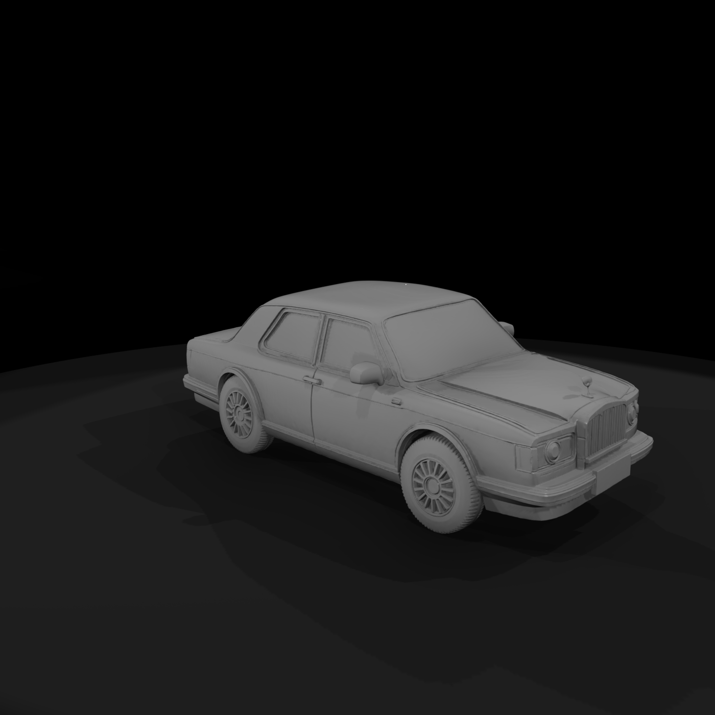 Classic Luxury Saloon — Diorama Car