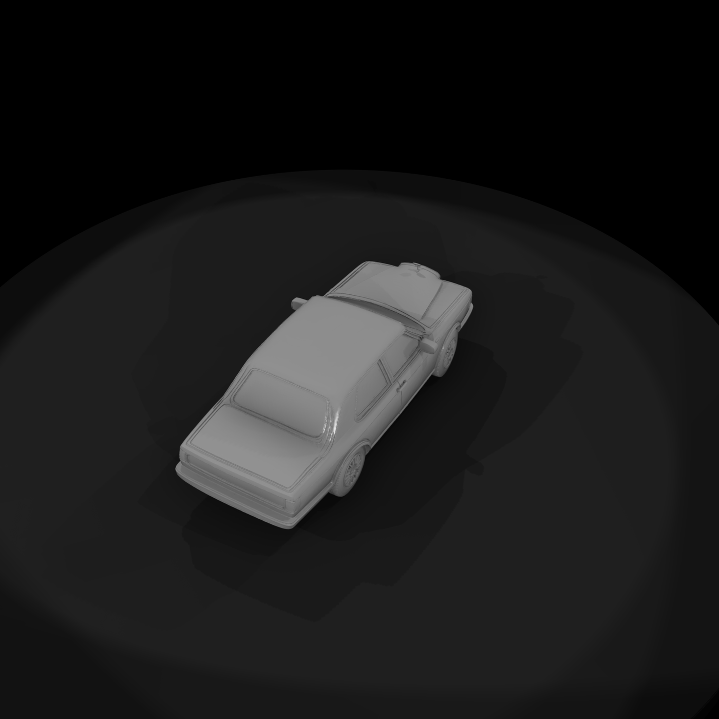 Classic Luxury Saloon — Diorama Car