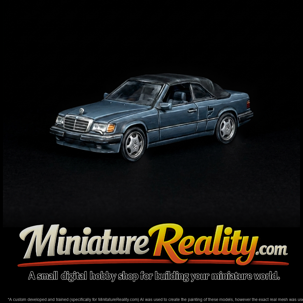 Classic Mercedes-Style Convertible for Dioramas