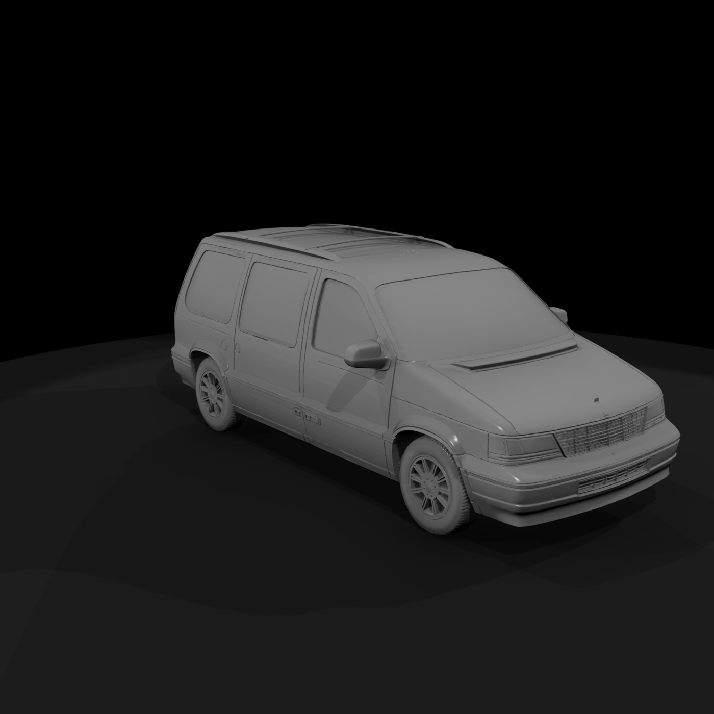 Classic Minivan HO 1:87 - For Dioramas & Model Railways