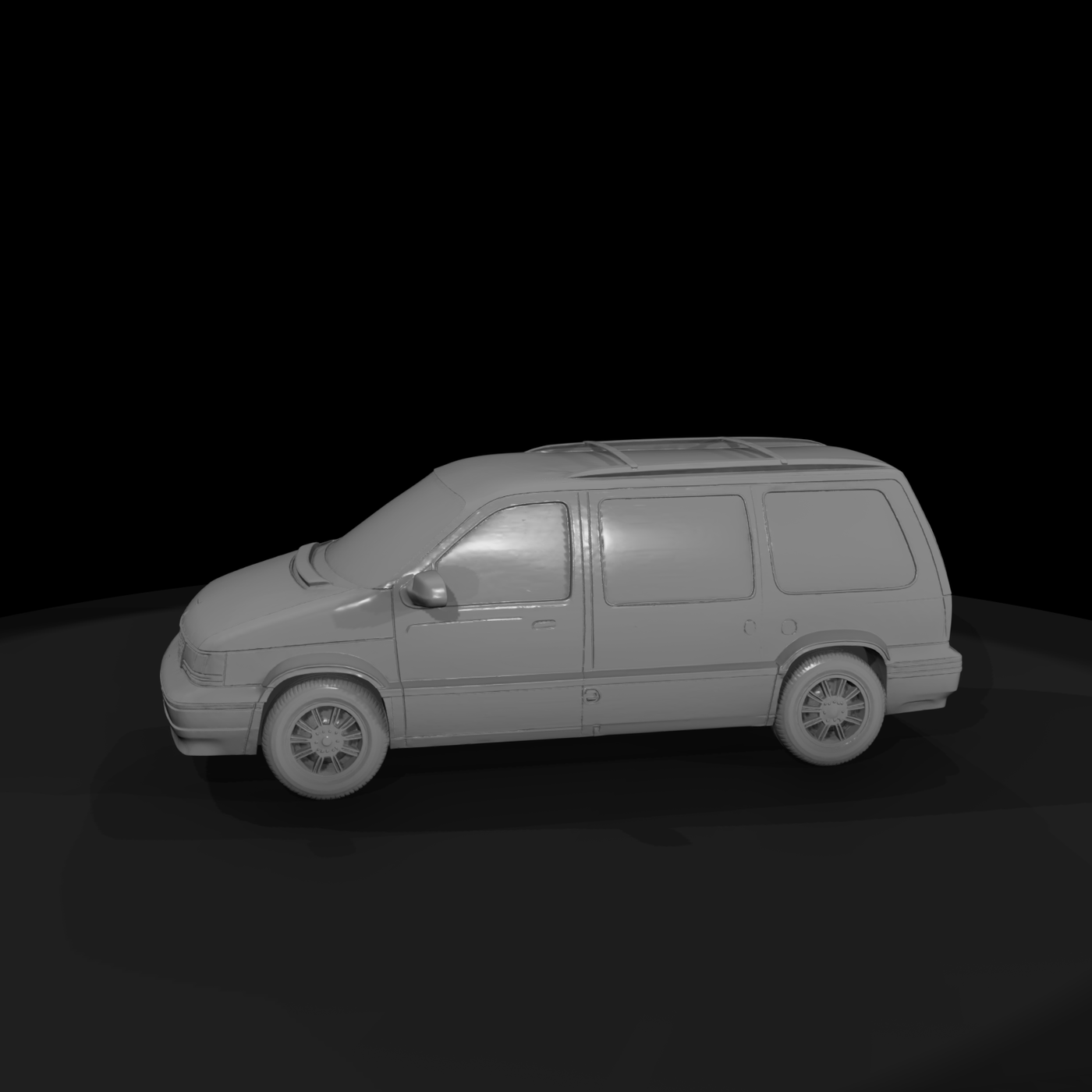 Classic Minivan HO 1:87 - For Dioramas & Model Railways