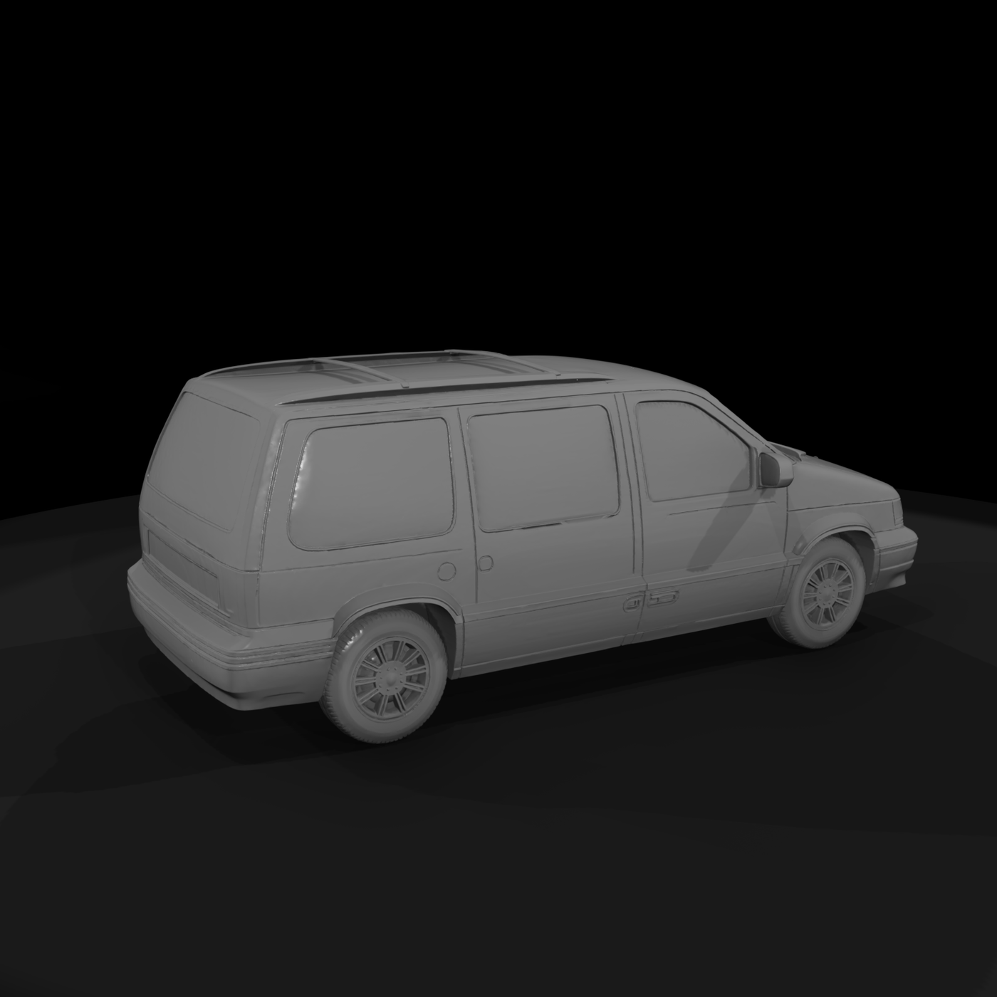 Classic Minivan HO 1:87 - For Dioramas & Model Railways
