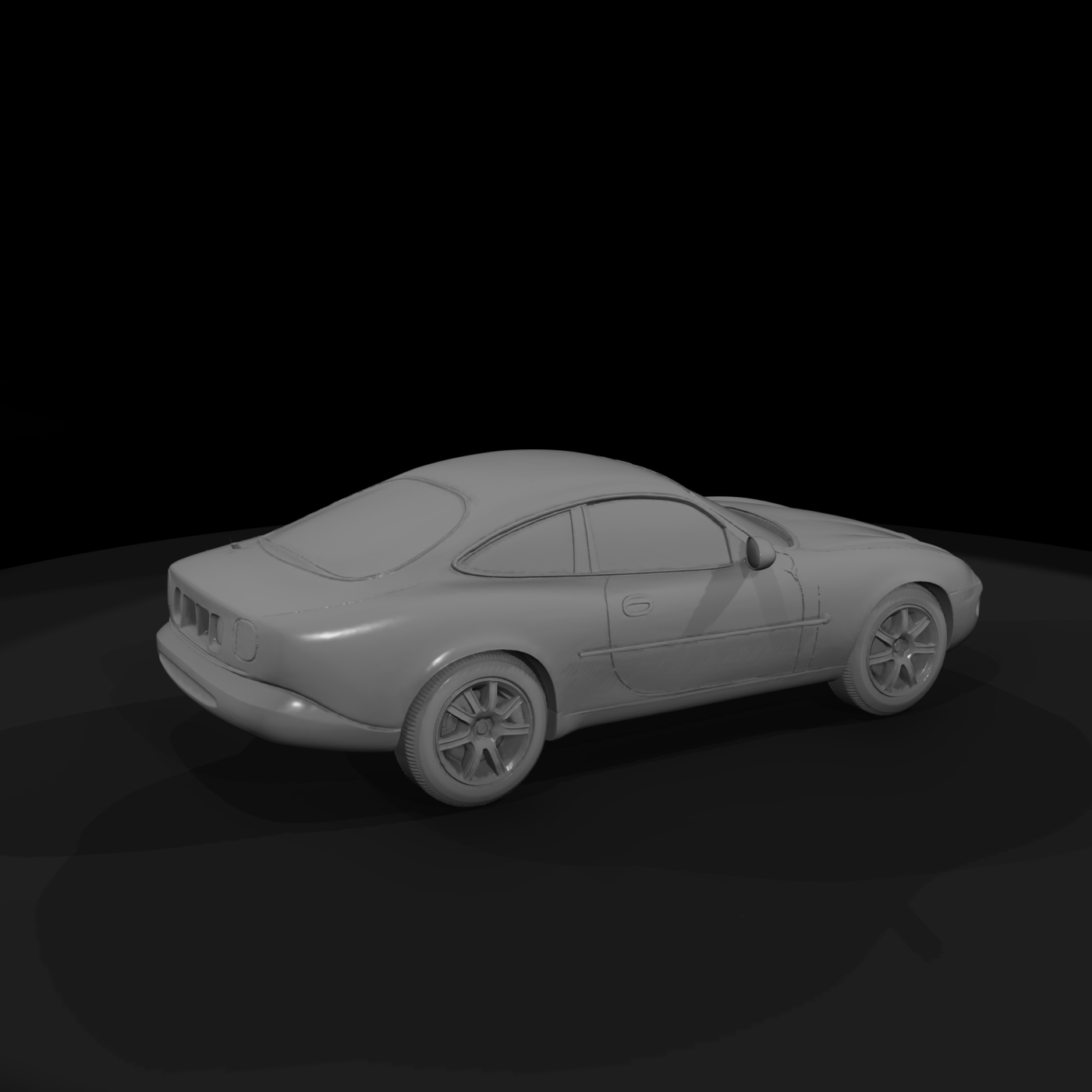 Classic Sports Coupe — Diorama & Model Rail