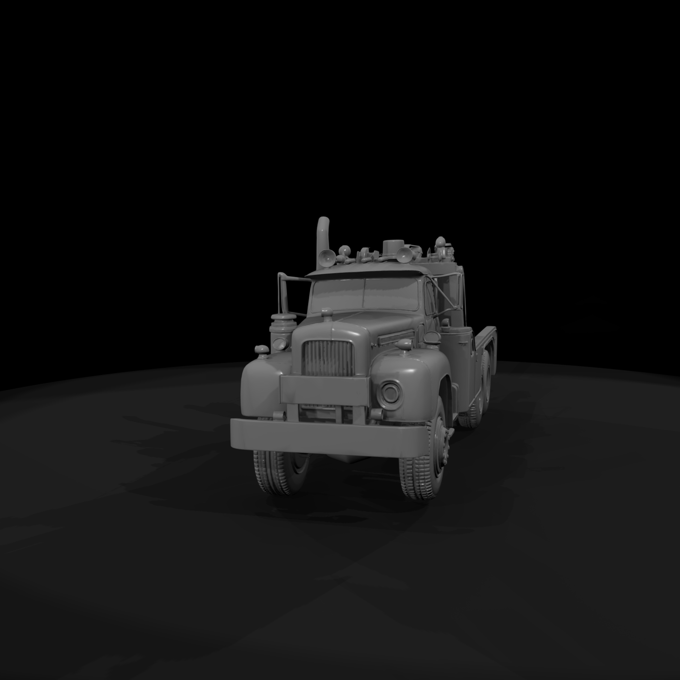Classic Tow Truck Wrecker for HO Scale Dioramas